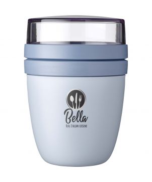 Lunch box Mini 300+120 ml personnalisée Mepal Ellipse Vaisselle publicitaire