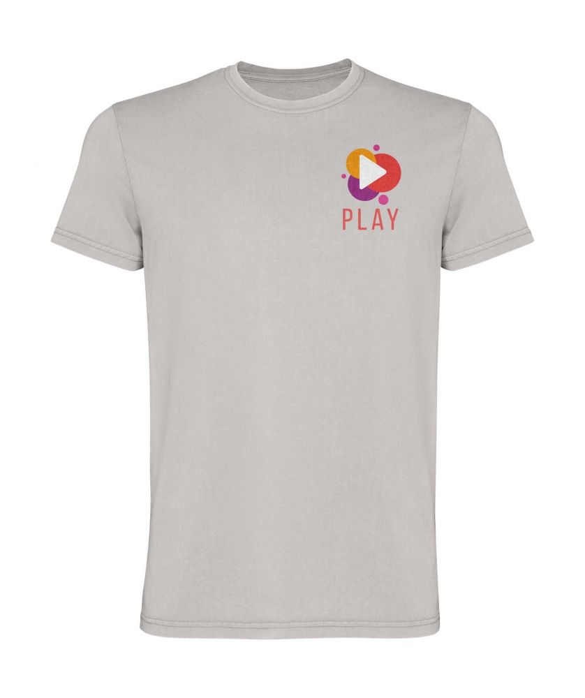 T-shirt homme personnalisé délavé Corgi T-Shirts publicitaire