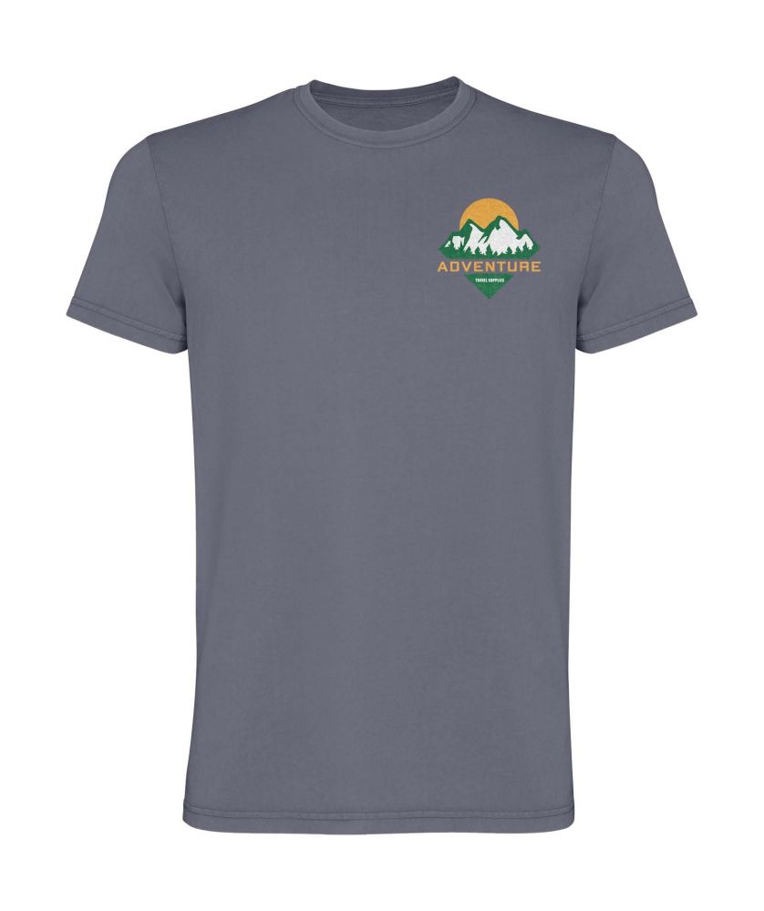 T-shirt homme personnalisé délavé Corgi