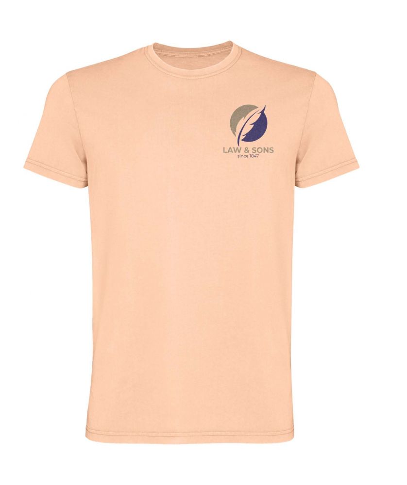 T-shirt homme personnalisé délavé Corgi T-Shirts publicitaire