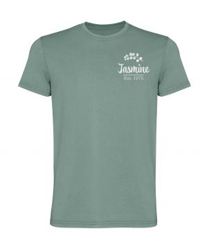 T-shirt homme personnalisé délavé Corgi