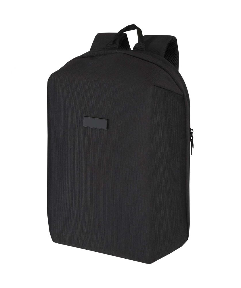 Sac à dos antivol ordinateur recyclé GRS personnalisé 15 pouces Luma Sacs à dos publicitaire