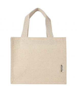 Mini tote bag à soufflet coton recyclé GRS personnalisé 9 L Odessa Sacs Shopping et Tote Bags publicitaire