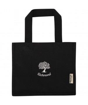 Sacs Shopping et Tote Bags - Mini sac shopping Odessa à soufflet en coton recyclé de 9 L et 220 g/m² certifié GRS | PRINTECOM