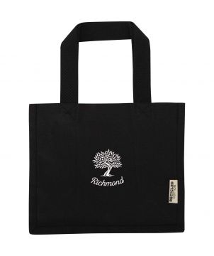 Mini tote bag à soufflet coton recyclé GRS personnalisé 9 L Odessa Sacs Shopping et Tote Bags publicitaire