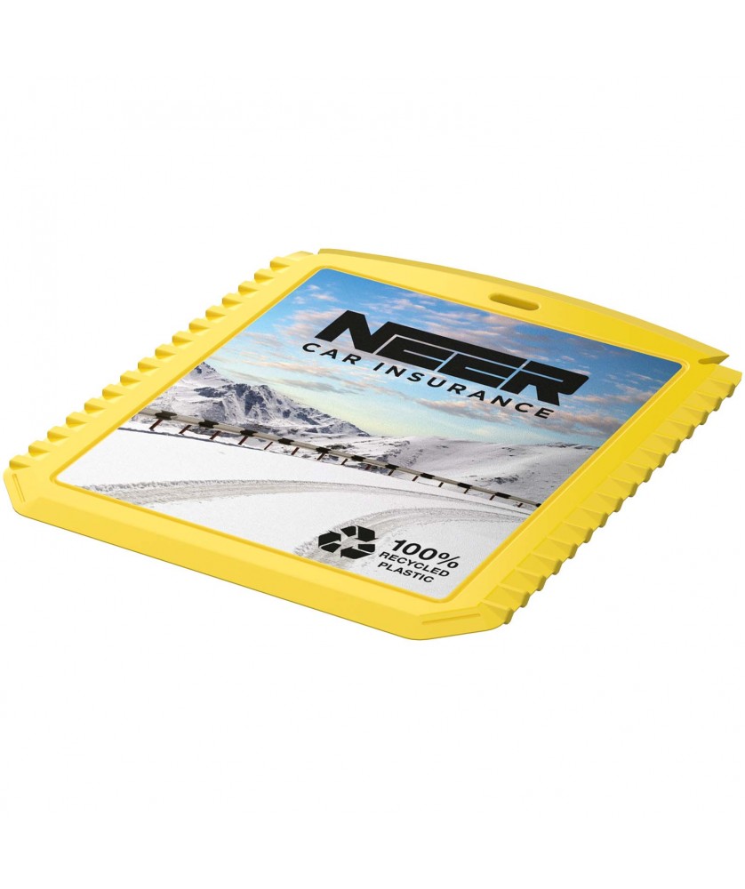 Auto Moto - Grattoir à glace Thrym rectangulaire et en plastique recyclé | PRINTECOM