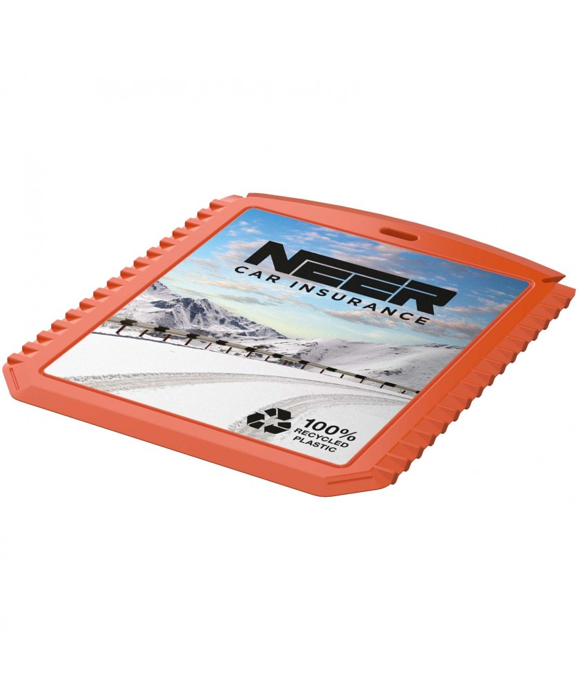 Auto Moto - Grattoir à glace Thrym rectangulaire et en plastique recyclé | PRINTECOM