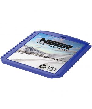 Grattoir à glace rectangulaire en plastique recyclé personnalisé Thrym Auto Moto publicitaire