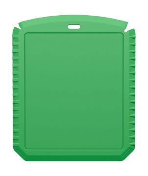 Grattoir à glace rectangulaire en plastique recyclé personnalisé Thrym Auto Moto publicitaire