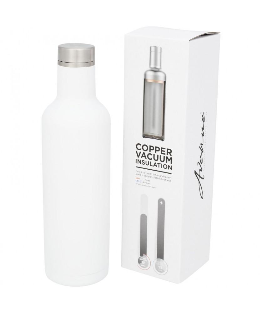 Bouteilles isothermes - Bouteille Pinto avec isolation par le vide et couche de cuivre 750ml | PRINTECOM