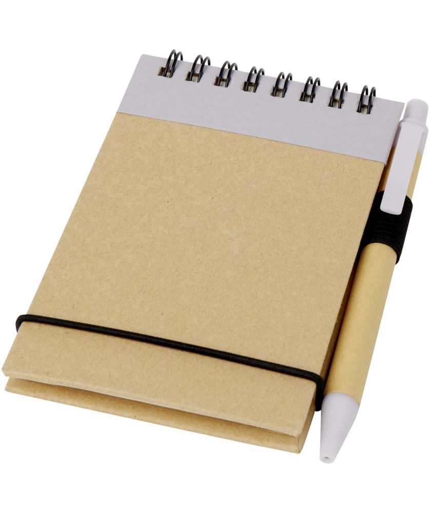 Bloc-notes A7 recyclé avec stylo personnalisé Zuse Blocs-Notes publicitaire