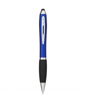 Stylos - Stylo stylet coloré avec grip noir Nash (encre bleue) | PRINTECOM