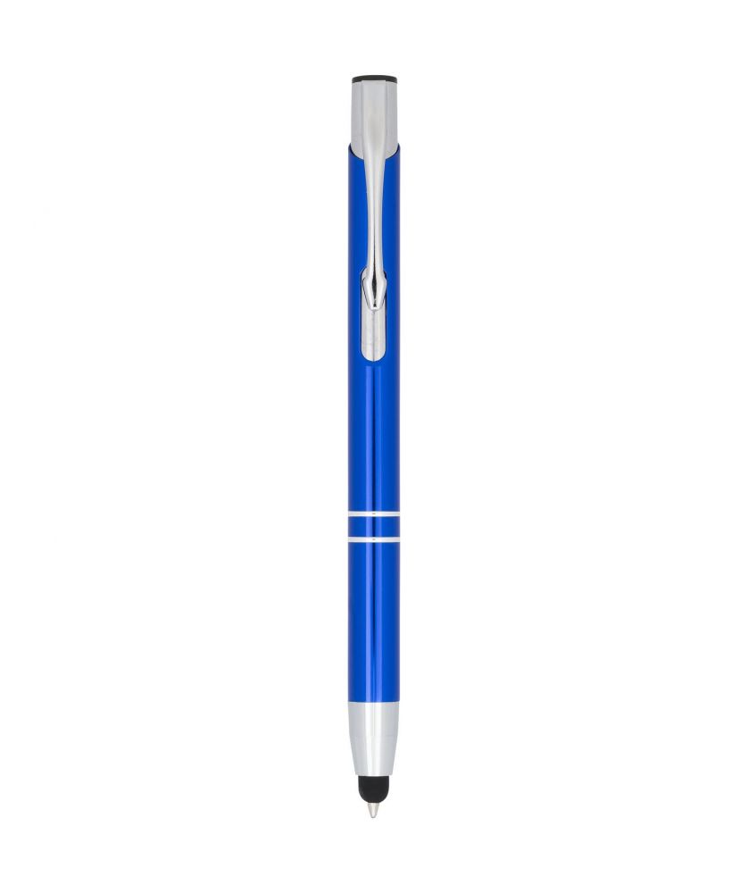 Stylo bille stylet en aluminium personnalisé Moneta (encre bleue) Stylos publicitaire