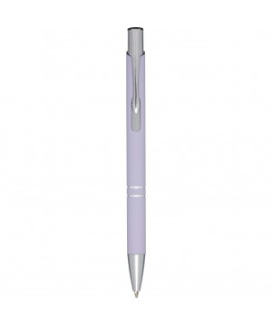 Stylos - Stylo bille rétractable doux au toucher Moneta (encre noire) | PRINTECOM