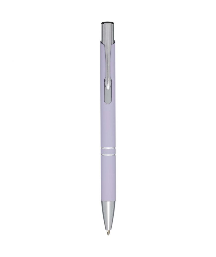Stylo bille soft-touch personnalisé Moneta (encre noire) Stylos publicitaire