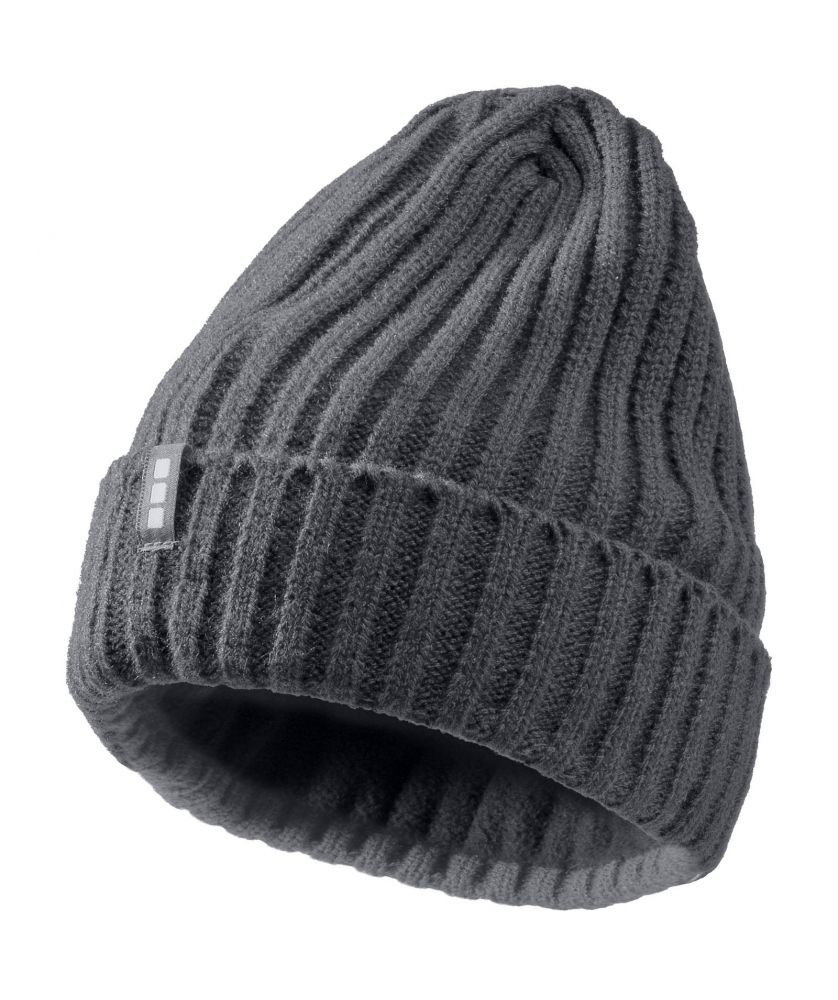 Bonnet personnalisé tricot côtelé Spire Casquettes et Bonnets publicitaire