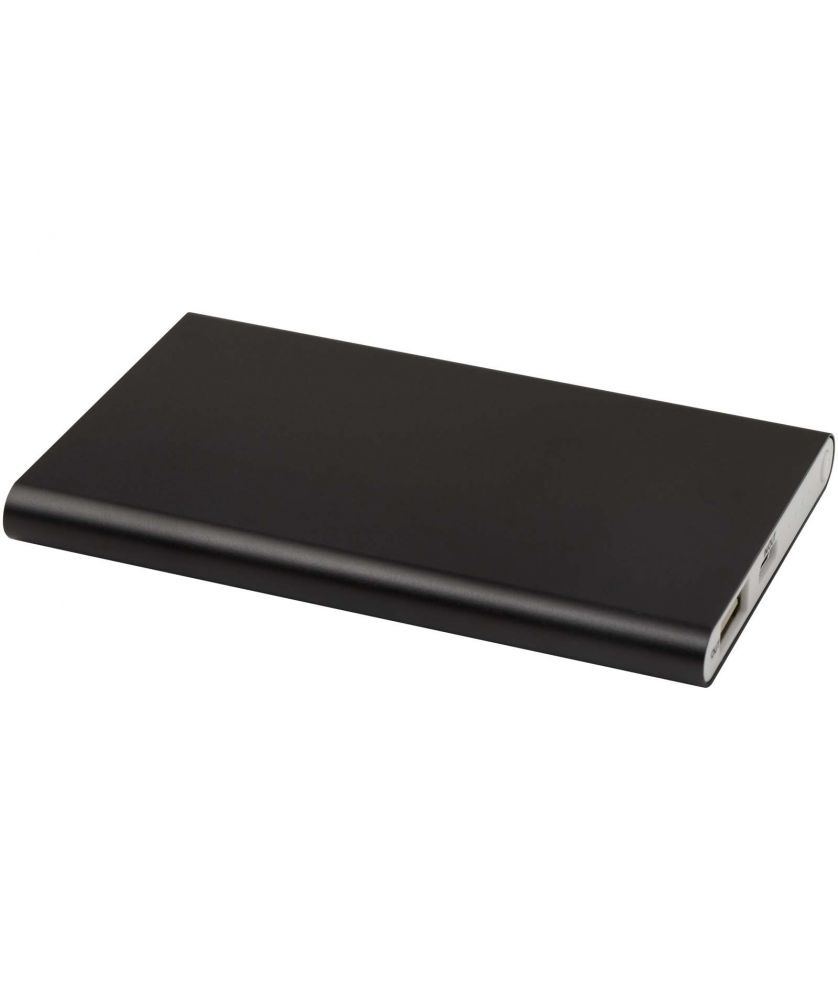 Batterie externe en aluminium 4 000 mAh personnalisée Pep Chargeurs et Batteries publicitaire