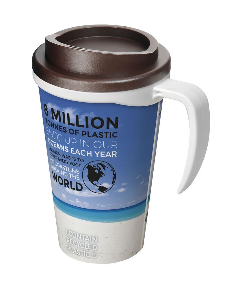 Mug isotherme personnalisé recyclé 350 ml Brite-Americano® Grande Mugs isothermes publicitaire