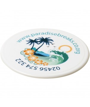 Ustensiles de cuisine - Sous-verre rond Renzo en plastique | PRINTECOM