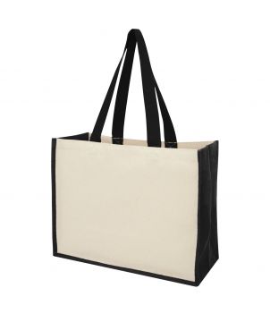 Tote bag toile et jute...