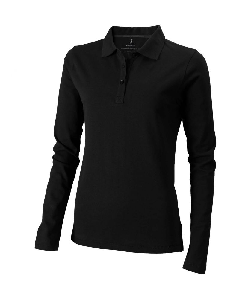 Polo femme personnalisé manches longues 200 g Oakville Textiles mode publicitaire