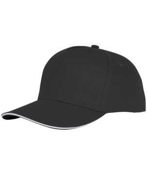 Casquette sandwich personnalisée 5 panneaux Ceto Casquettes et Bonnets publicitaire