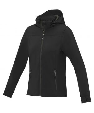 Veste softshell femme personnalisée imperméable Langley Textiles mode publicitaire