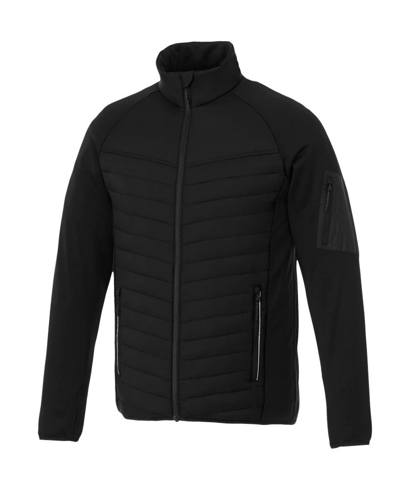 Doudoune hybride homme personnalisée Banff Textiles mode publicitaire