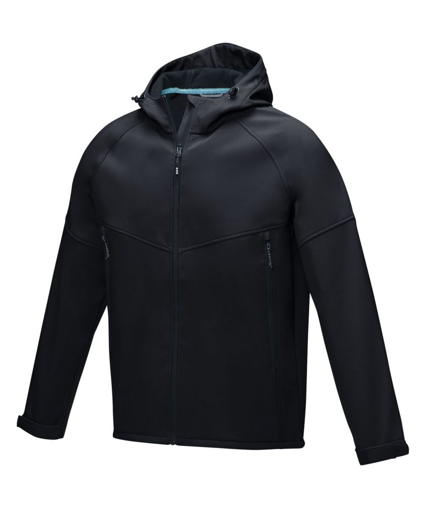 Veste softshell recyclée homme personnalisée GRS Coltan