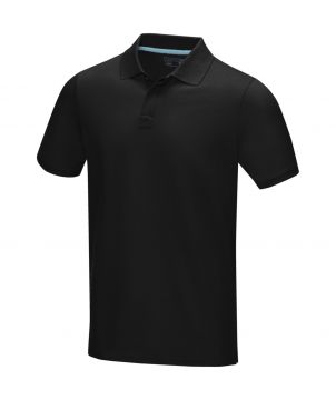 Polo homme personnalisé coton bio 180 g Graphite Textiles mode publicitaire