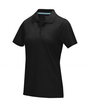Polo femme personnalisé coton bio 180 g Graphite Textiles mode publicitaire