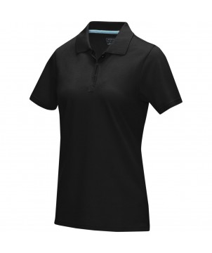 Textiles mode - Polo Graphite bio manches courtes femme | PRINTECOM