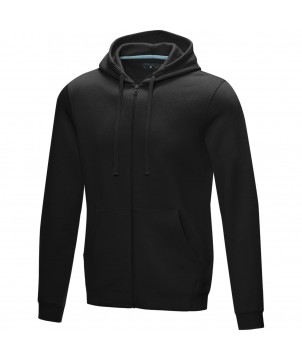 Textiles mode - Sweat full zip à capuche Ruby bio homme | PRINTECOM