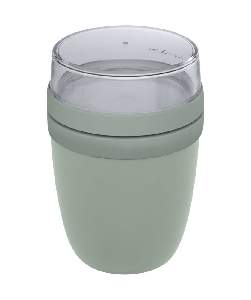 Bocal repas 2 compartiments 500+200 ml personnalisé Ellipse Vaisselle publicitaire