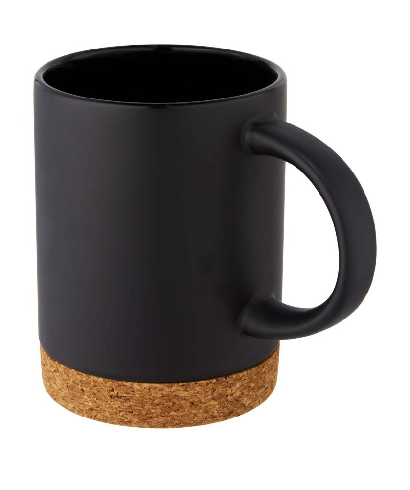 Tasse céramique personnalisée base liège 425 ml Neiva Gobelets et mugs publicitaire