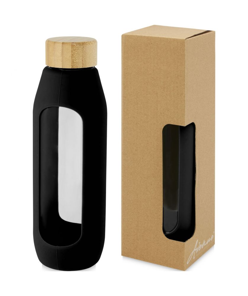 Bouteille personnalisée verre borosilicate 600 ml Tidan Bouteilles et gourdes publicitaire