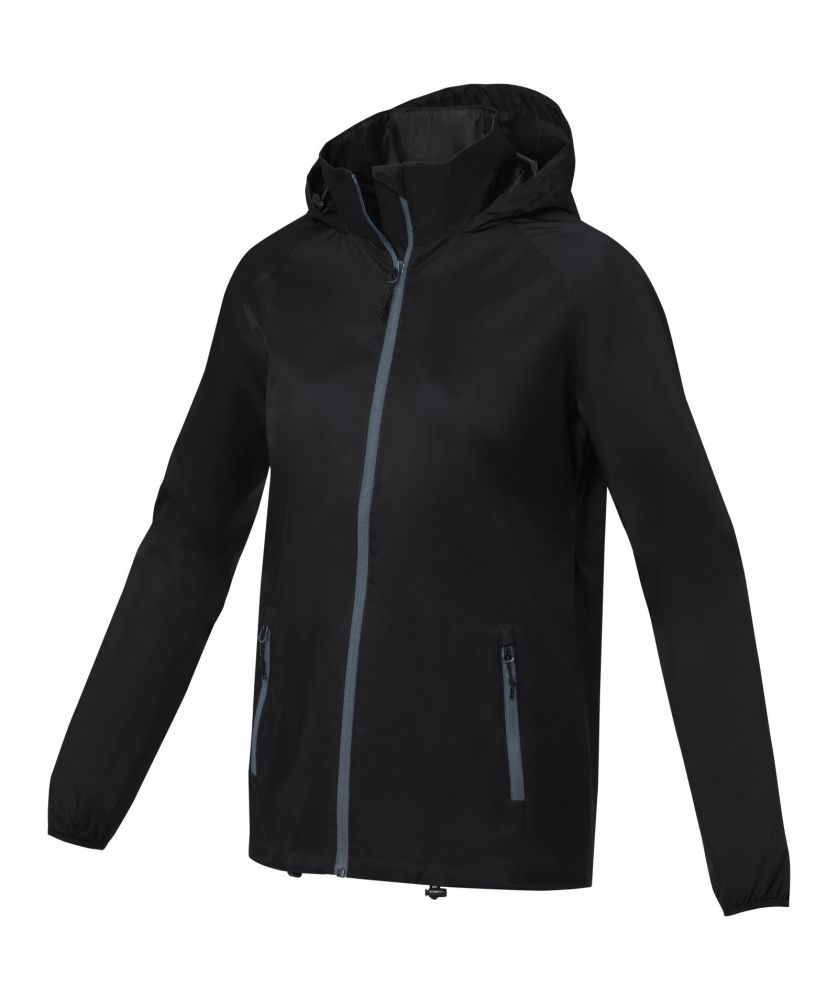 Veste légère coupe-vent femme personnalisée Dinlas Textiles mode publicitaire