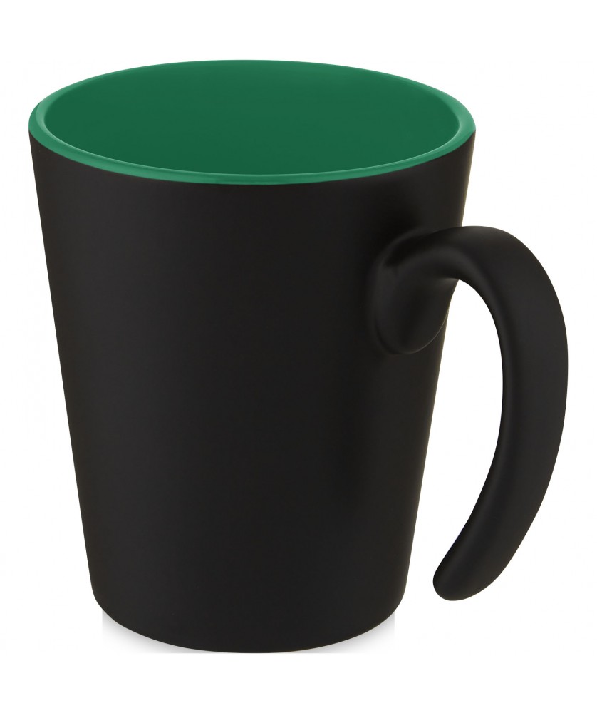 Gobelets et mugs - Mug en céramique Oli 360 ml avec anse | PRINTECOM
