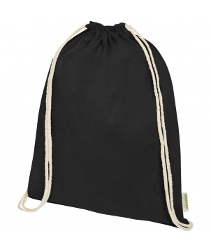 Sacs à dos - Sac à dos avec cordon en coton organique Orissa 140 g/m² 5L | PRINTECOM