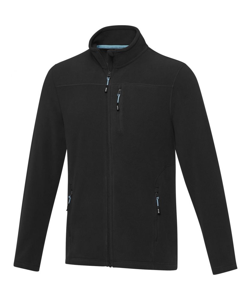 Veste polaire recyclée GRS homme personnalisée Amber Textiles mode publicitaire