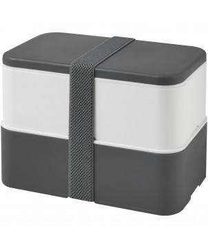 Vaisselle - Lunch box MIYO 700+700 ml à deux blocs | PRINTECOM