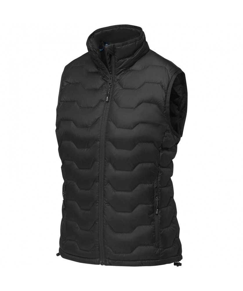 Textiles mode - Bodywarmer duvet isotherme Epidote recyclé certifié GRS pour femme | PRINTECOM