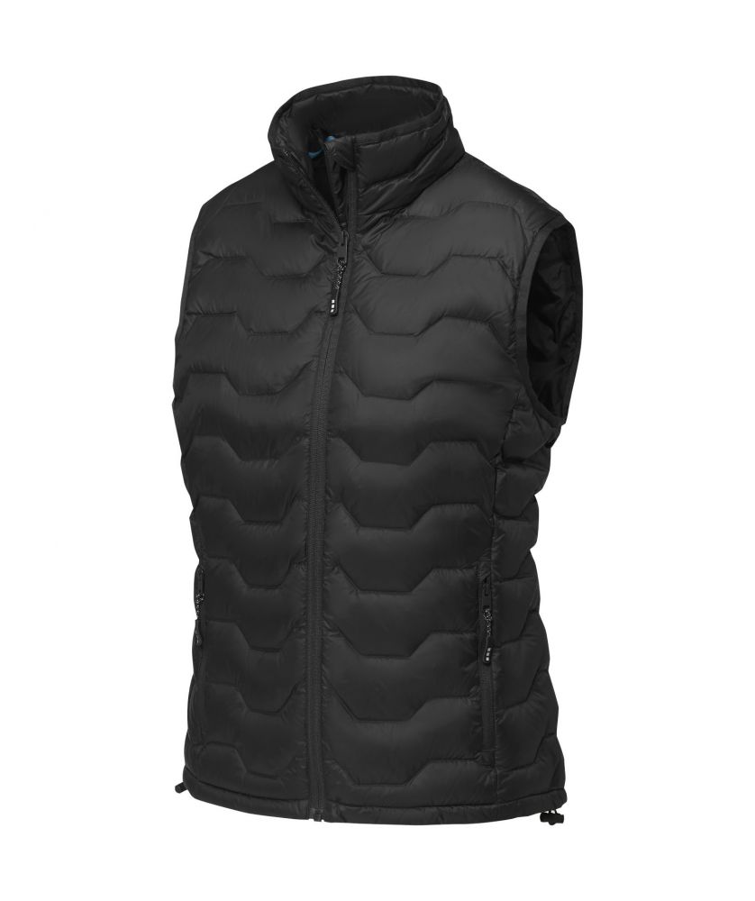 Bodywarmer isotherme recyclé GRS femme personnalisé Epidote Textiles mode publicitaire