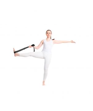 Sangle de yoga en RPET recyclé personnalisée Virabha Fitness et musculation publicitaire