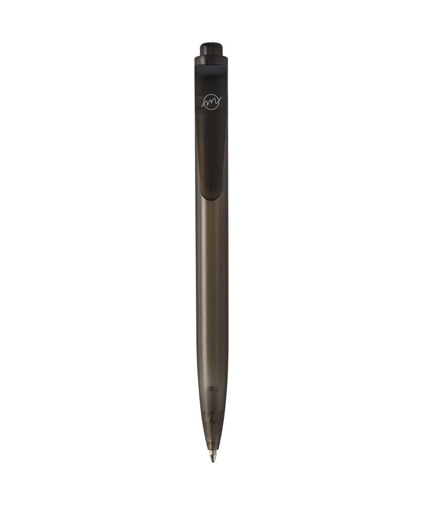 Stylo bille en plastique océanique personnalisé Thalaasa (encre noire) Stylos publicitaire