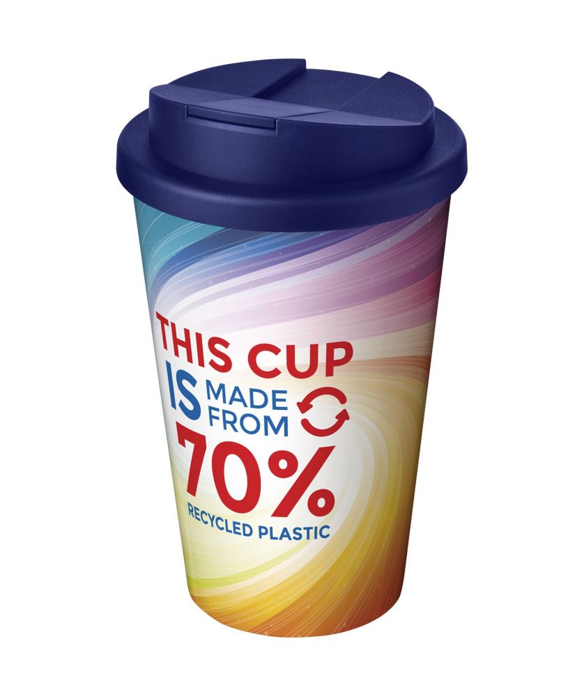 Gobelet isotherme personnalisé recyclé anti-déversement 350 ml Brite-Americano® Eco Mugs isothermes publicitaire