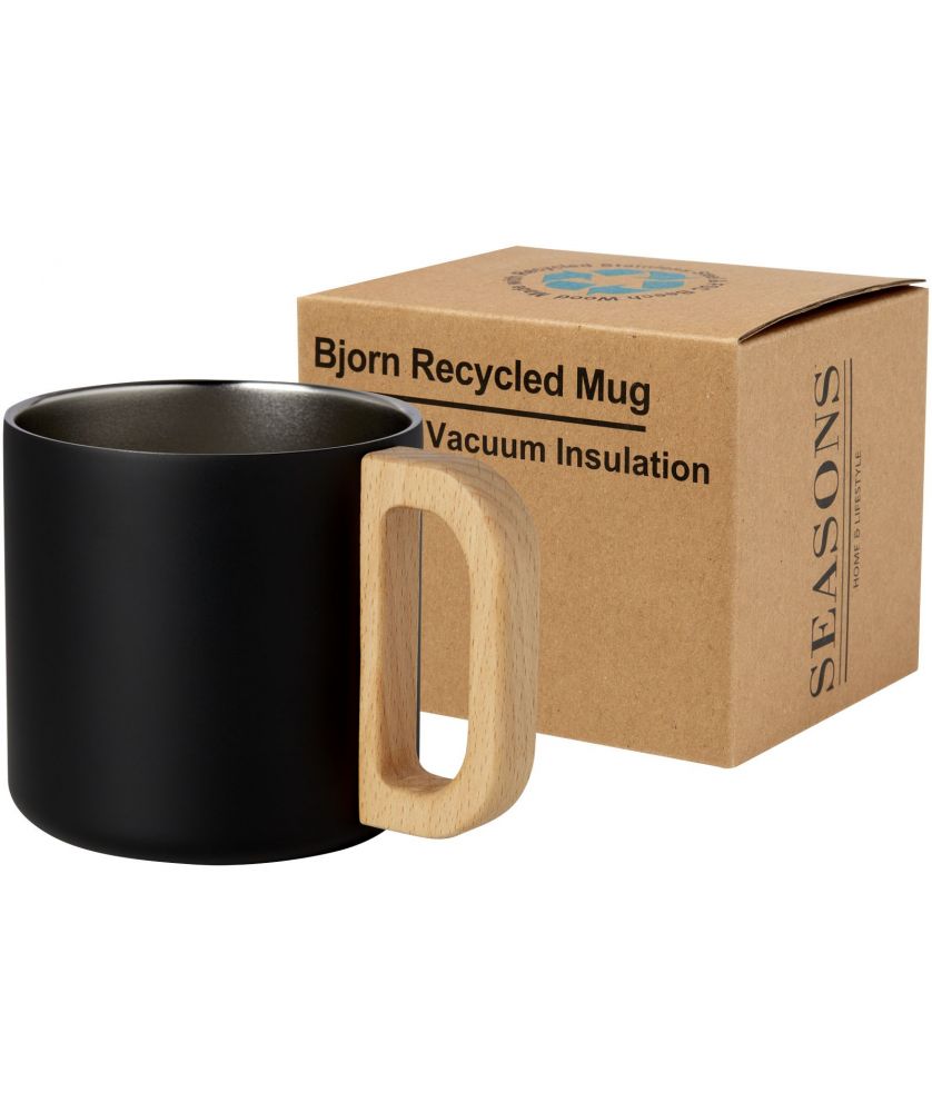 Tasse isotherme personnalisée inox recyclé 360 ml Bjorn