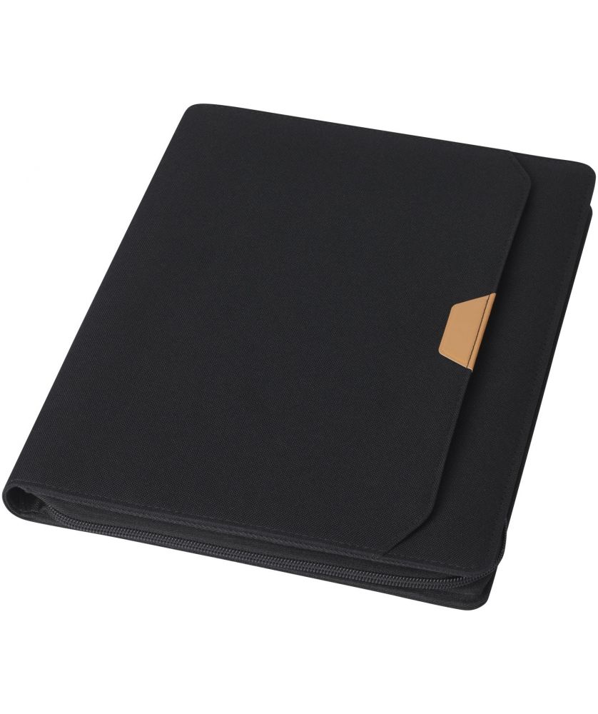 Porte-documents A4 en polyester recyclé RCS personnalisé Nomumi