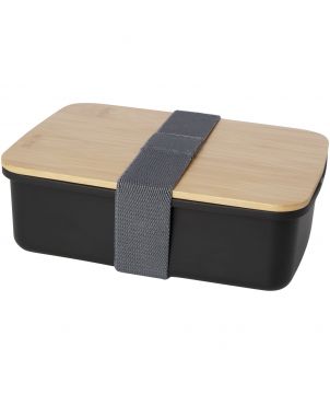 Boîte repas en plastique recyclé 750 ml personnalisée Mangi Vaisselle publicitaire