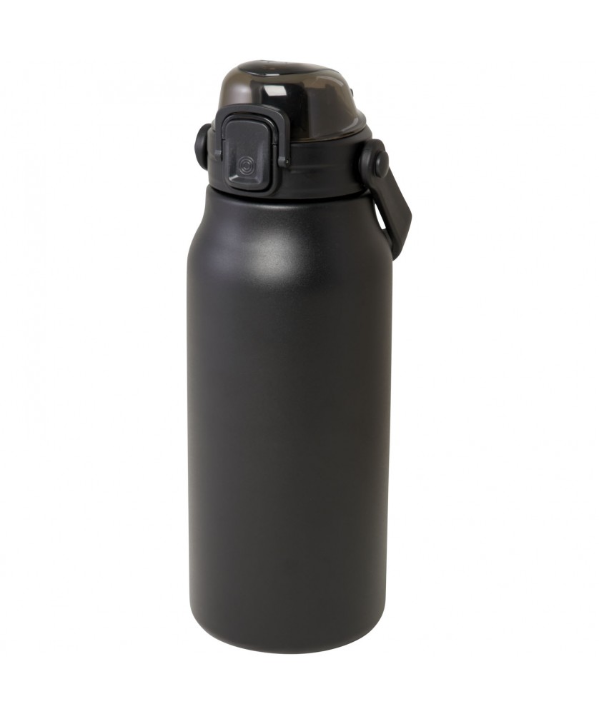 Bouteilles isothermes - Bouteille isotherme sous vide Giganto de 1 600 ml en cuivre et acier inoxydable recyclé certifié RCS | PRINTECOM